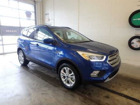 Lightning Blue Ford Escape SEL 4WD.  Click to enlarge.