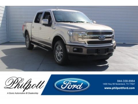 White Gold Ford F150 King Ranch SuperCrew 4x4.  Click to enlarge.