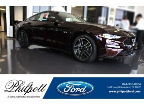 Royal Crimson Ford Mustang GT Fastback.  Click to enlarge.