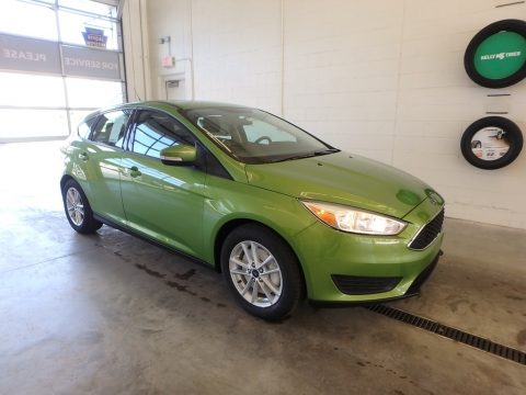 Outrageous Green Ford Focus SE Hatch.  Click to enlarge.