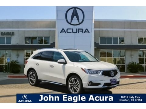 White Diamond Pearl Acura MDX SH-AWD.  Click to enlarge.