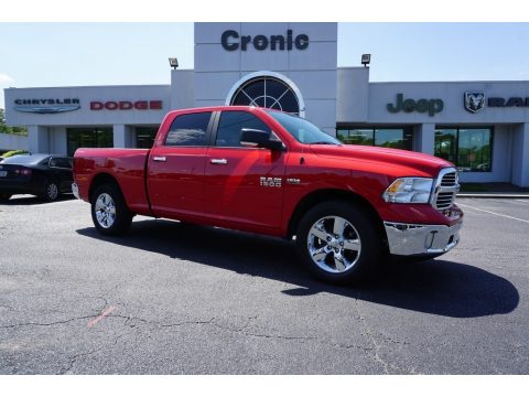 Flame Red Ram 1500 Big Horn Crew Cab.  Click to enlarge.