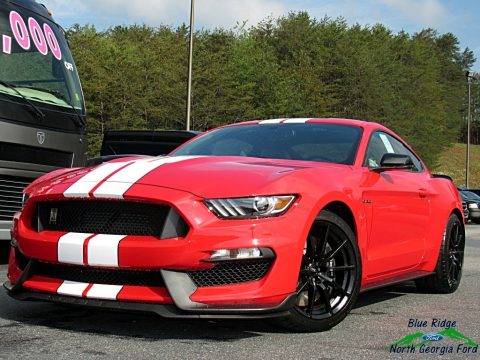 Race Red Ford Mustang Shelby GT350.  Click to enlarge.