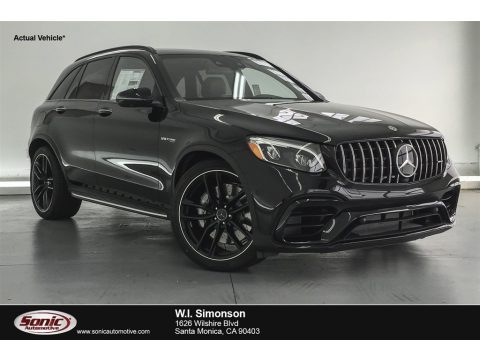 Obsidian Black Metallic Mercedes-Benz GLC AMG 63 4Matic.  Click to enlarge.