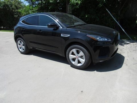Santorini Black Metallic Jaguar E-PACE R-Dynamic S.  Click to enlarge.