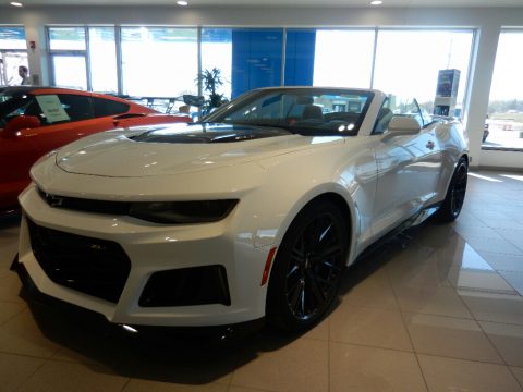 Summit White Chevrolet Camaro ZL1 Convertible.  Click to enlarge.