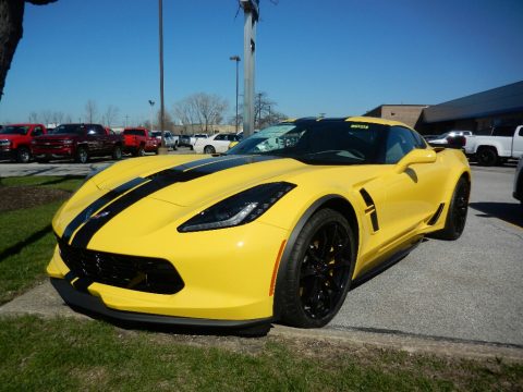 Corvette Racing Yellow Tintcoat Chevrolet Corvette Grand Sport Coupe.  Click to enlarge.