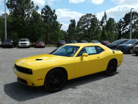 Yellow Jacket Dodge Challenger SXT.  Click to enlarge.