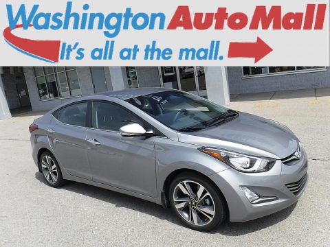 Titanium Gray Metallic Hyundai Elantra Limited Sedan.  Click to enlarge.