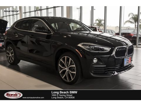 Jet Black BMW X2 sDrive28i.  Click to enlarge.