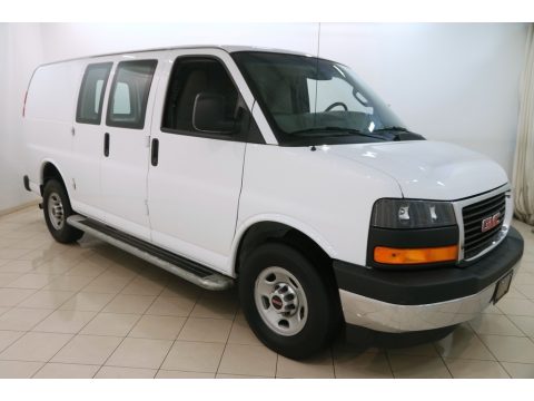 Summit White GMC Savana Van 2500 Cargo.  Click to enlarge.