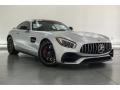Front 3/4 View of 2018 Mercedes-Benz AMG GT S Coupe #12