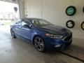 Front 3/4 View of 2018 Ford Fusion Sport AWD #1