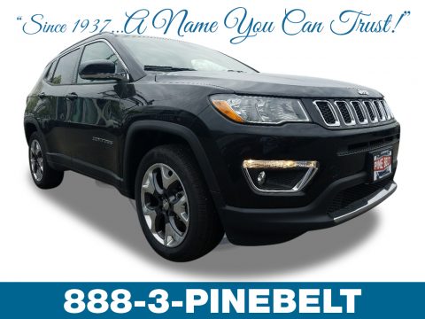 Diamond Black Crystal Pearl Jeep Compass Limited 4x4.  Click to enlarge.