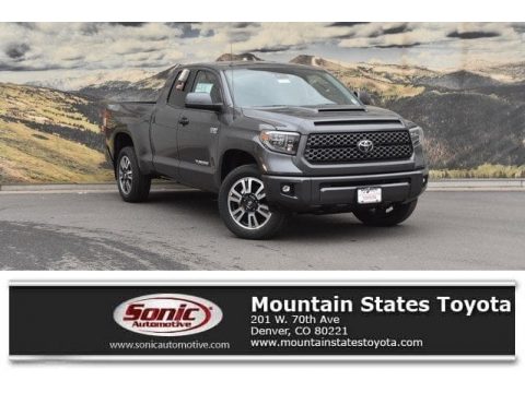 Magnetic Gray Metallic Toyota Tundra SR5 Double Cab 4x4.  Click to enlarge.