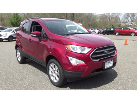 Ruby Red Ford EcoSport SE 4WD.  Click to enlarge.