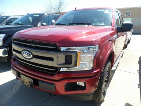 Ruby Red Ford F150 STX SuperCrew 4x4.  Click to enlarge.