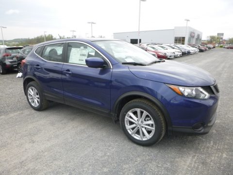Caspian Blue Nissan Rogue Sport S AWD.  Click to enlarge.