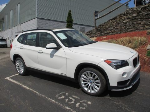 Alpine White BMW X1 xDrive28i.  Click to enlarge.