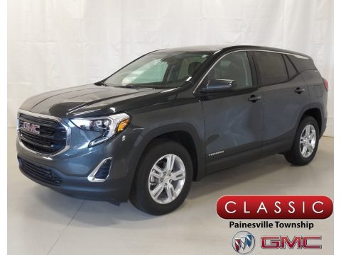 Graphite Gray Metallic GMC Terrain SLE AWD.  Click to enlarge.