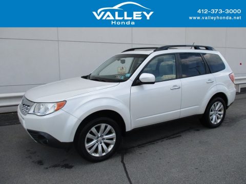 Satin White Pearl Subaru Forester 2.5 X Premium. Click to enlarge. Satin White Pearl Subaru Forester 2.5 X Premium. Click to enlarge.