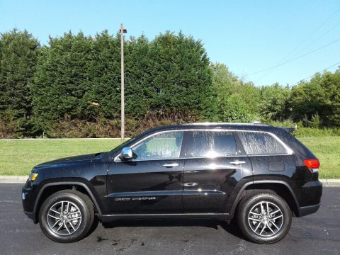 Diamond Black Crystal Pearl Jeep Grand Cherokee Limited 4x4.  Click to enlarge.