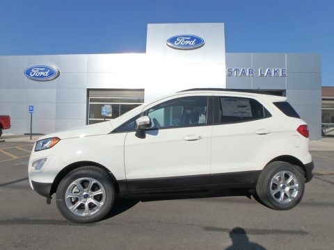 White Platinum Ford EcoSport SE 4WD.  Click to enlarge.