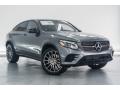 Front 3/4 View of 2018 Mercedes-Benz GLC 300 4Matic Coupe #12
