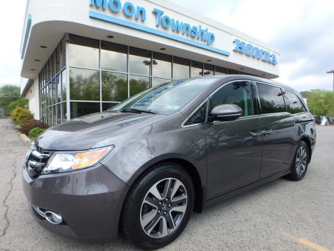 Smoky Topaz Metallic Honda Odyssey Touring.  Click to enlarge.