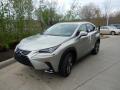 Front 3/4 View of 2018 Lexus NX 300h Hybrid AWD #1