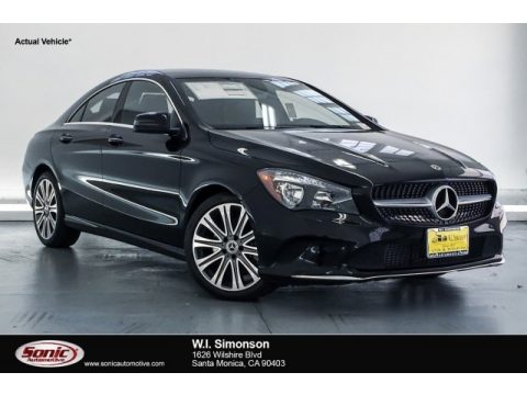 Night Black Mercedes-Benz CLA 250 Coupe.  Click to enlarge.