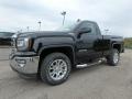 Front 3/4 View of 2018 GMC Sierra 1500 SLE Regular Cab 4WD #1