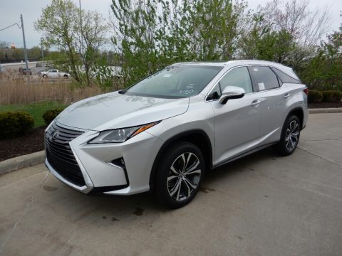 Silver Lining Metallic Lexus RX 350L AWD.  Click to enlarge.
