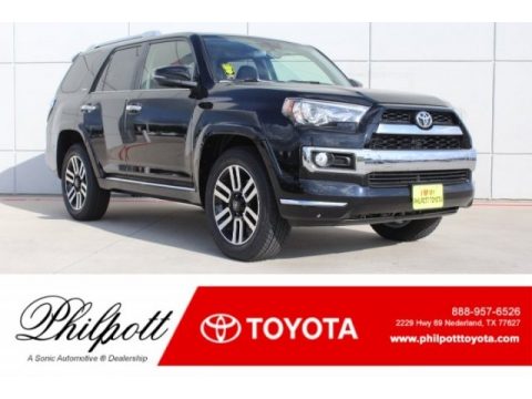 Midnight Black Metallic Toyota 4Runner Limited.  Click to enlarge.