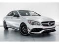 Front 3/4 View of 2017 Mercedes-Benz CLA 45 AMG 4Matic Coupe #12