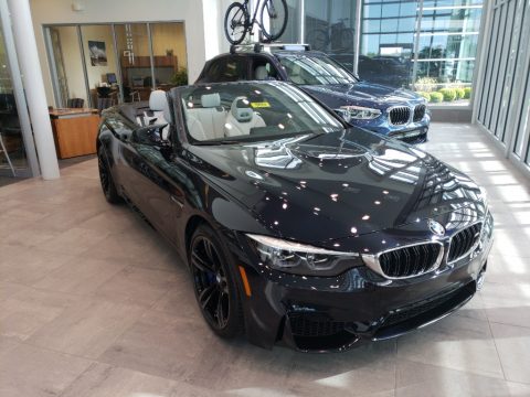 Azurite Black Metallic BMW M4 Convertible.  Click to enlarge.