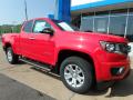 Front 3/4 View of 2018 Chevrolet Colorado LT Extended Cab 4x4 #9