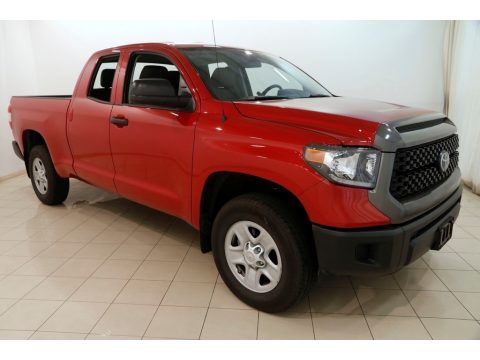 Barcelona Red Metallic Toyota Tundra SR Double Cab 4x4.  Click to enlarge.