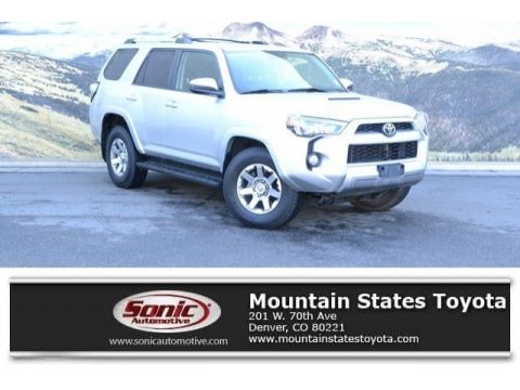 Classic Silver Metallic Toyota 4Runner Trail 4x4.  Click to enlarge.