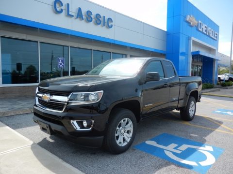 Black Chevrolet Colorado LT Extended Cab 4x4.  Click to enlarge.