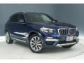 Front 3/4 View of 2019 BMW X3 sDrive30i #12