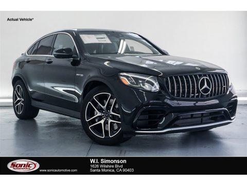 Black Mercedes-Benz GLC AMG 63 4Matic Coupe.  Click to enlarge.