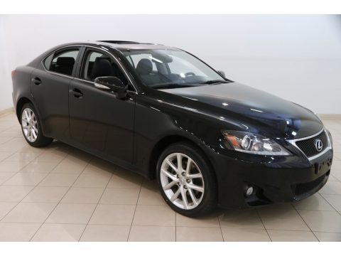 Obsidian Black Lexus IS 250 AWD.  Click to enlarge.
