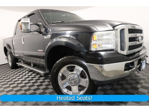 Black Ford F250 Super Duty Lariat Crew Cab 4x4.  Click to enlarge.
