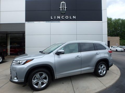 Celestial Silver Metallic Toyota Highlander Limited AWD.  Click to enlarge.