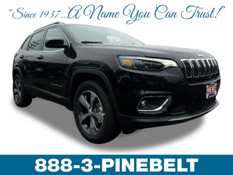 Diamond Black Crystal Pearl Jeep Cherokee Limited 4x4.  Click to enlarge.