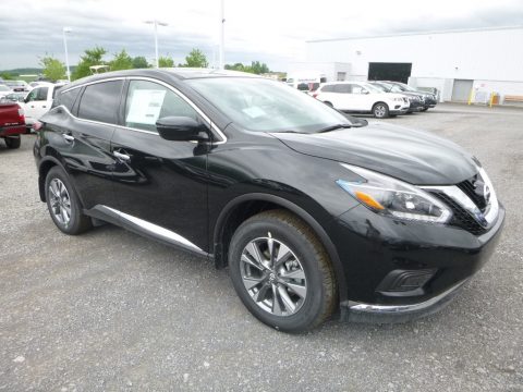 Magnetic Black Nissan Murano S AWD.  Click to enlarge.