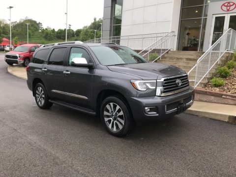 Magnetic Gray Metallic Toyota Sequoia Limited 4x4.  Click to enlarge.