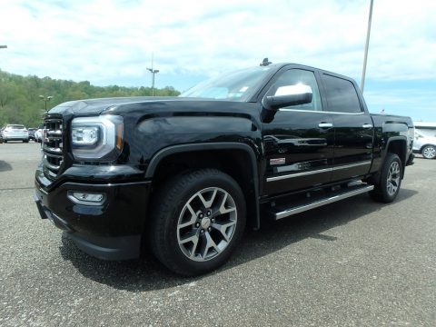 Onyx Black GMC Sierra 1500 SLT Crew Cab 4WD. Click to enlarge. Onyx Black GMC Sierra 1500 SLT Crew Cab 4WD. Click to enlarge.