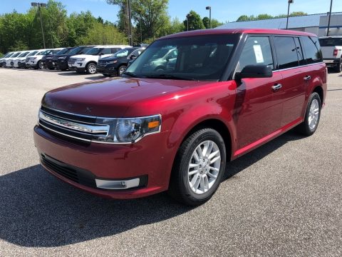 Ruby Red Ford Flex SEL AWD.  Click to enlarge.
